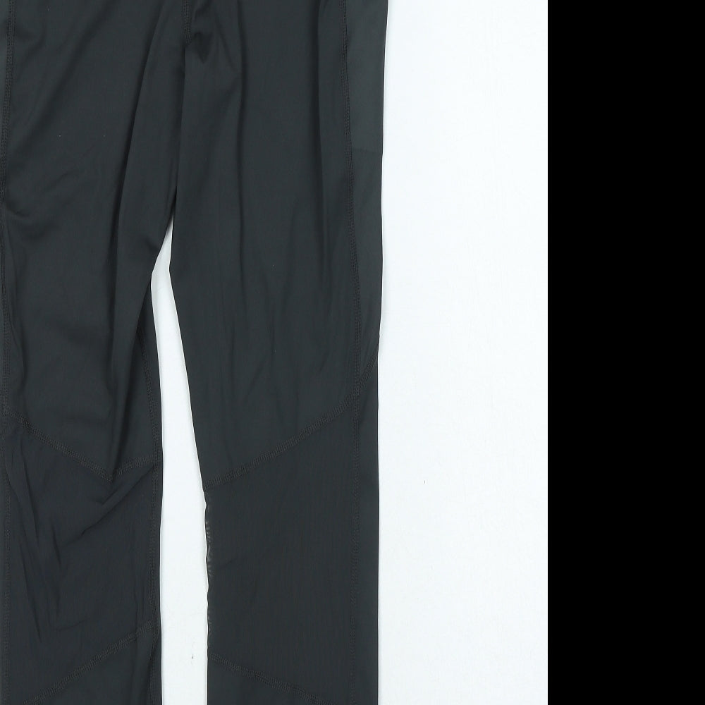 H&M Womens Black Polyester Compression Leggings Size M L26 in Regular
