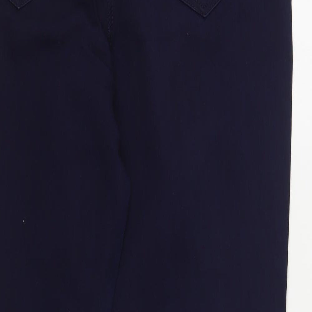 Bonmarché Womens Blue Cotton Jegging Jeans Size 14 L28 in Regular