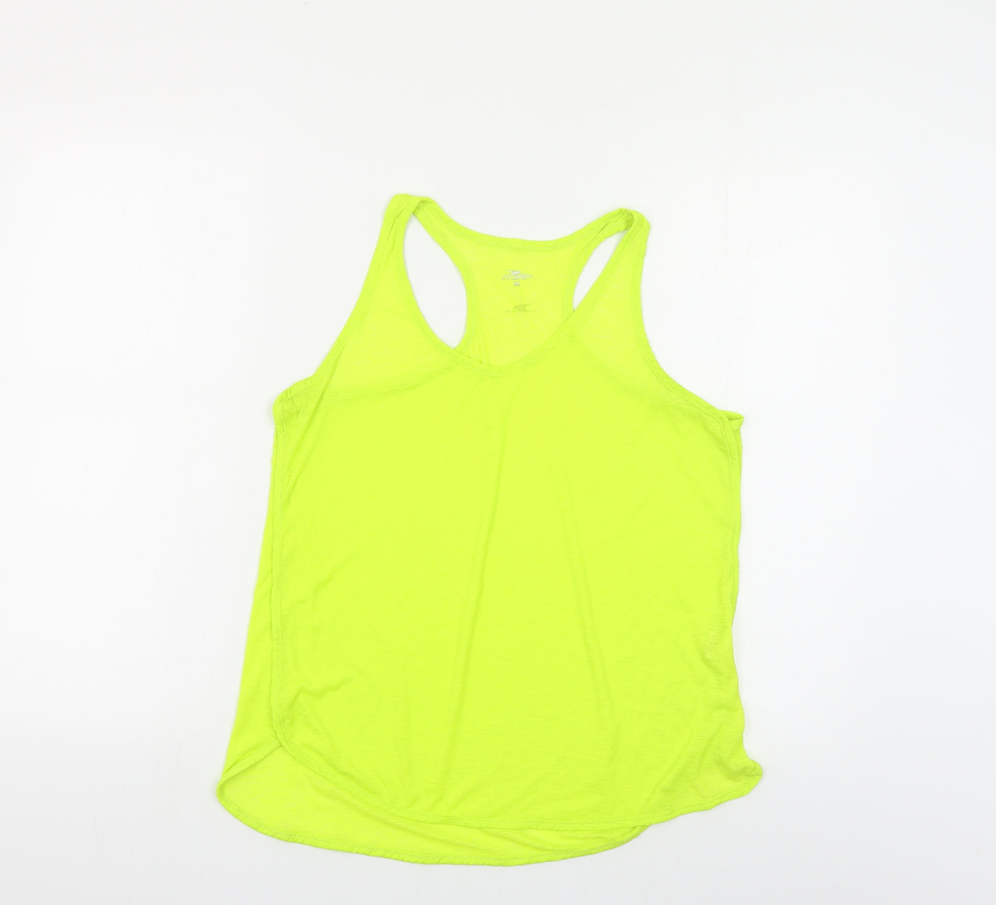 Crane Womens Green Polyester Pullover Tank Size M Scoop Neck Pullover