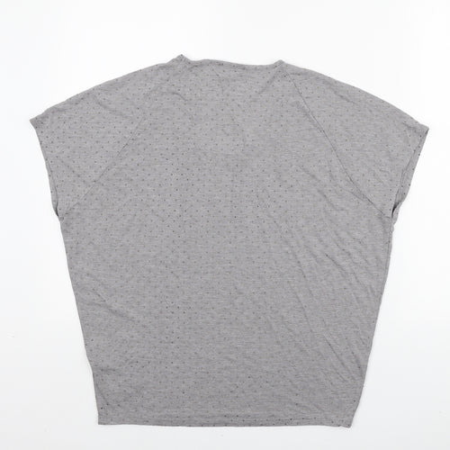 Gap Womens Green Viscose Basic T-Shirt Size S Scoop Neck