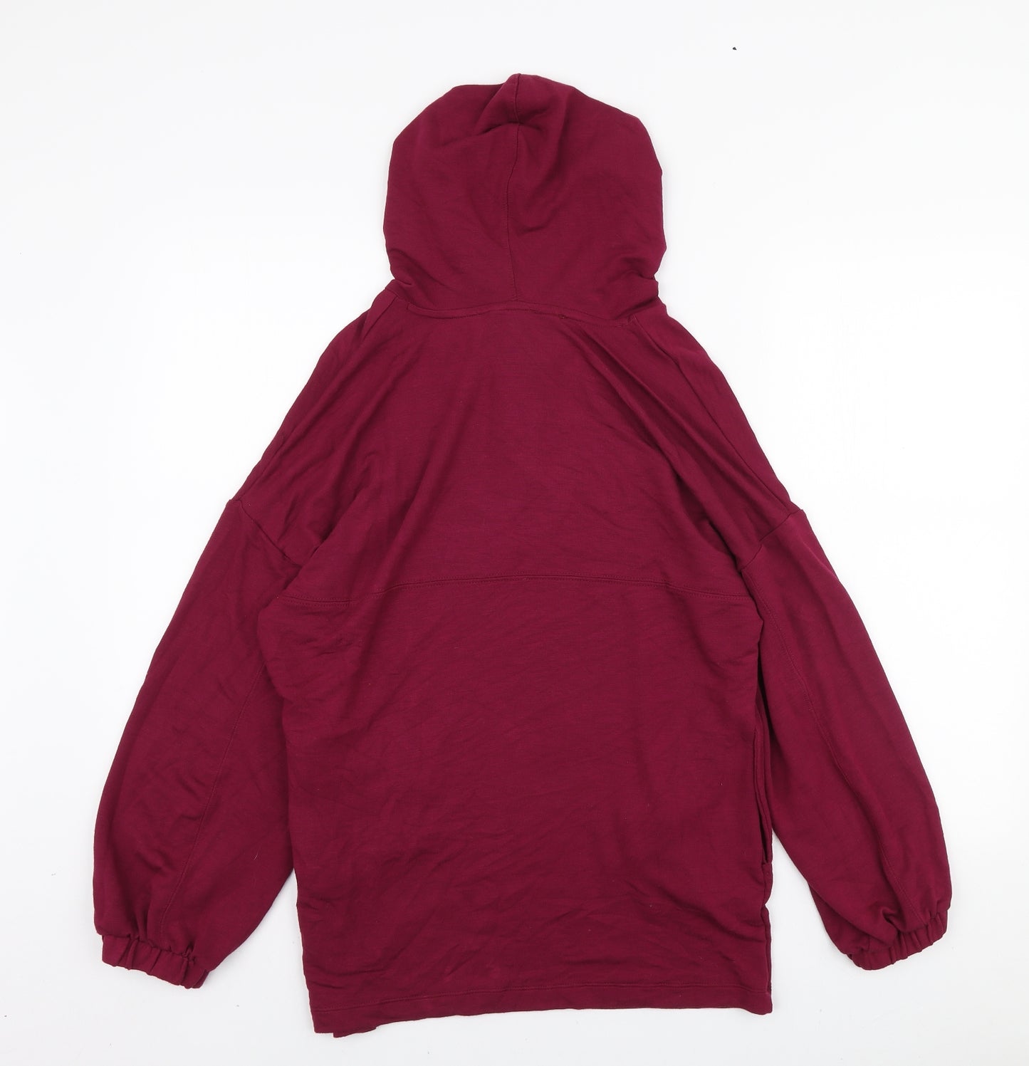 Marks and Spencer Womens Pink Viscose Pullover Hoodie Size 6 Pullover