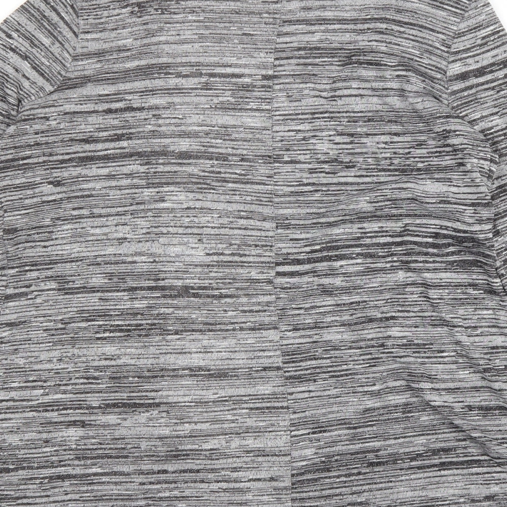 NEXT Womens Grey V-Neck Viscose Cardigan Jumper Size 12