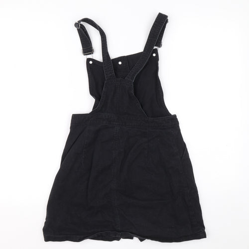 Divided Womens Blue 100% Cotton Dungaree One-Piece Size 6 L14 in Button