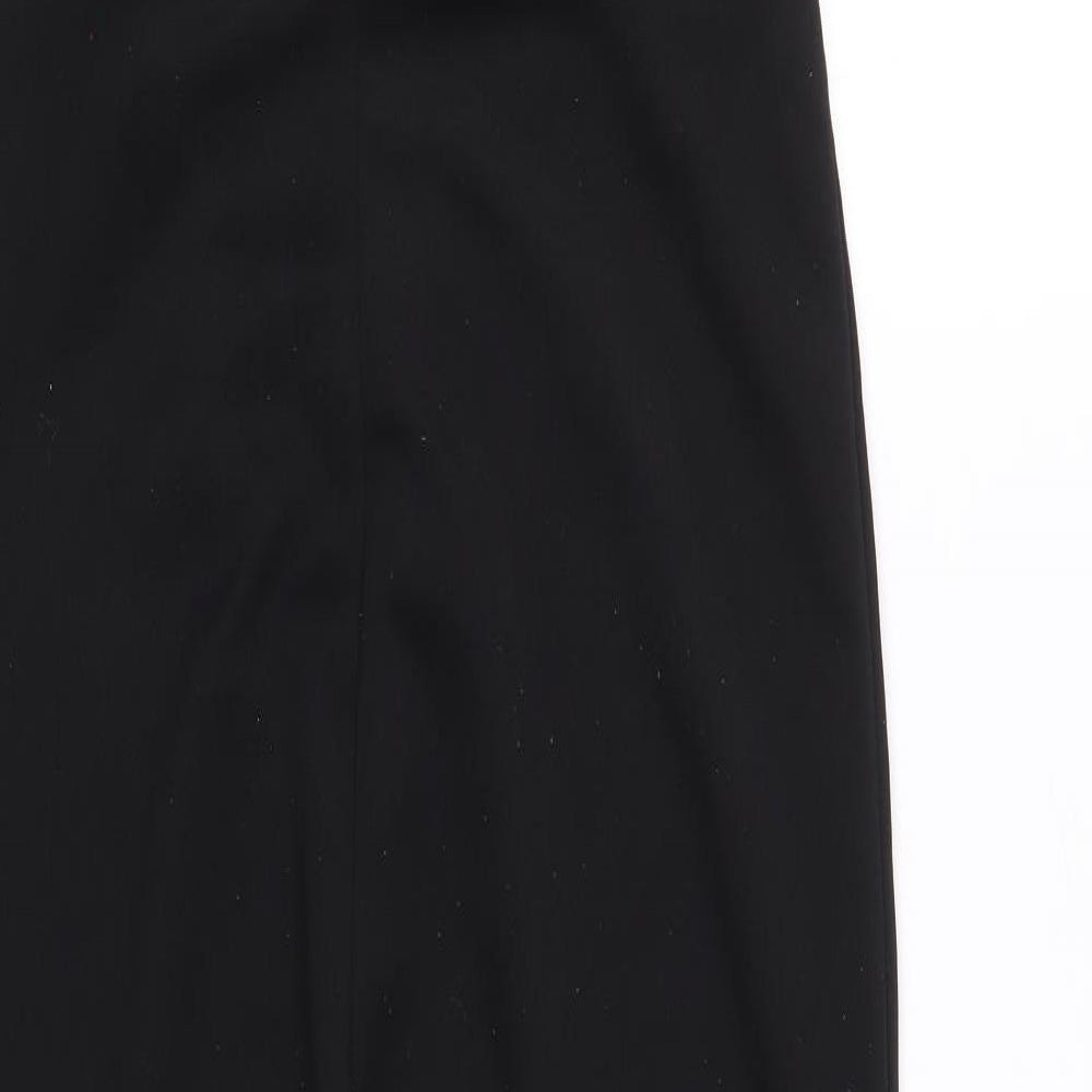 Boohoo Womens Black Polyester Jumpsuit One-Piece Size 10 L27 in Pullover
