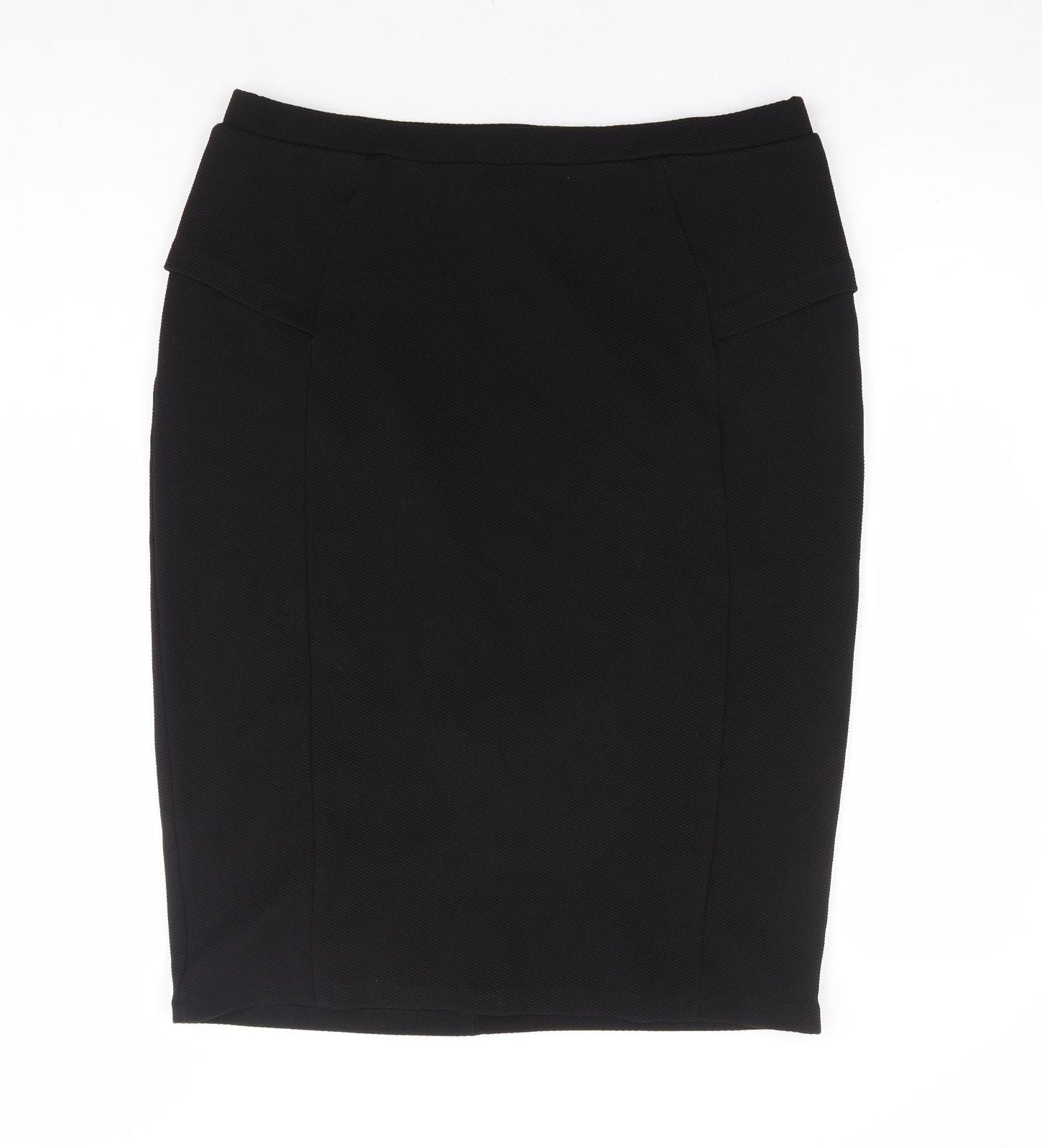 NEXT Womens Black Polyester Straight & Pencil Skirt Size 14