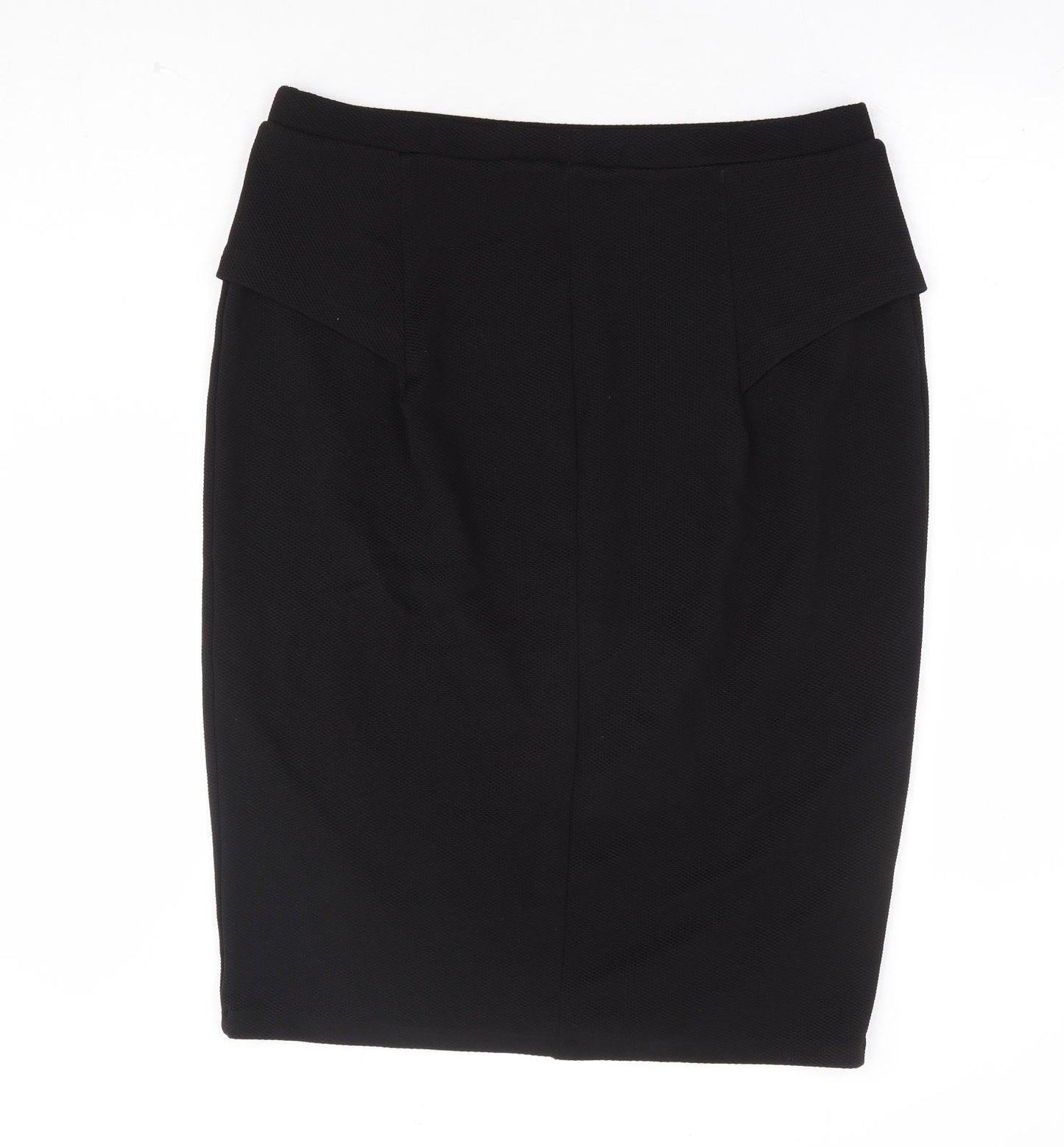 NEXT Womens Black Polyester Straight & Pencil Skirt Size 14
