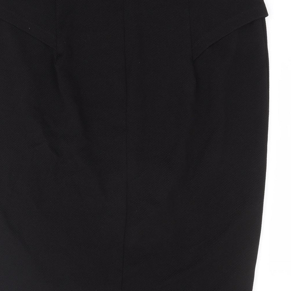 NEXT Womens Black Polyester Straight & Pencil Skirt Size 14