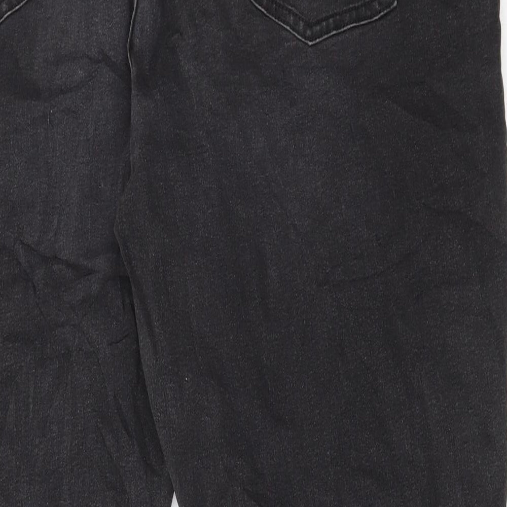 Marks and Spencer Womens Black Cotton Skinny Jeans Size 22 L27 in Regular Button
