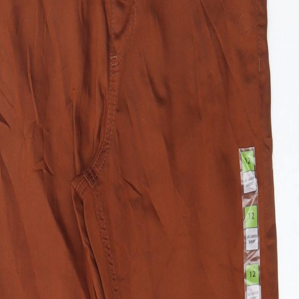 Marks and Spencer Womens Brown Cotton Jegging Jeans Size 12 L26 in Regular