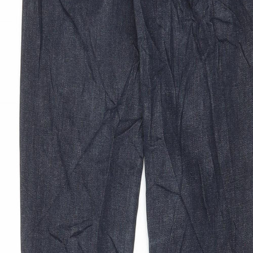 United Colors of Benetton Womens Blue Cotton Skinny Jeans Size 26 in L31 in Regular Button