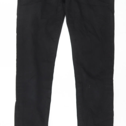 &Denim Womens Black Cotton Skinny Jeans Size 28 in L32 in Regular Button