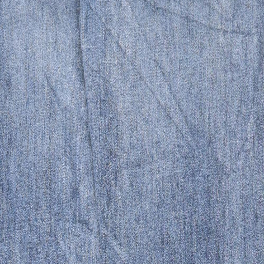 NEXT Mens Blue Cotton Skinny Jeans Size 30 in L29 in Regular Button
