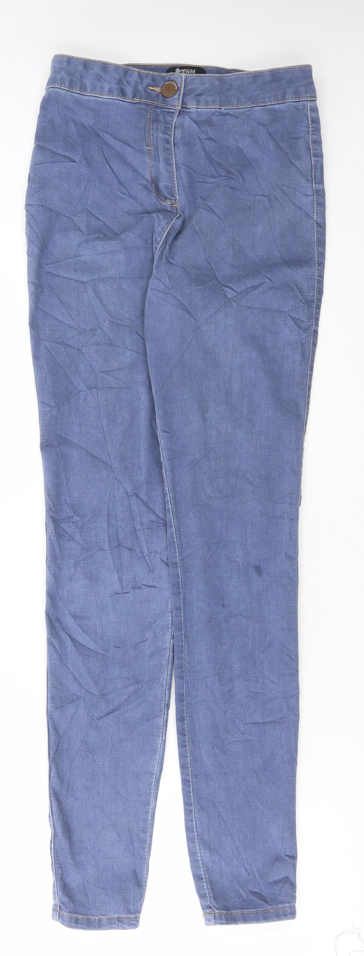 /Denim Womens Blue Cotton Skinny Jeans Size 10 L29 in Regular Button