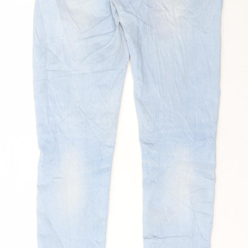 H. Twenty One Womens Blue Cotton Skinny Jeans Size 30 in L32 in Regular Button