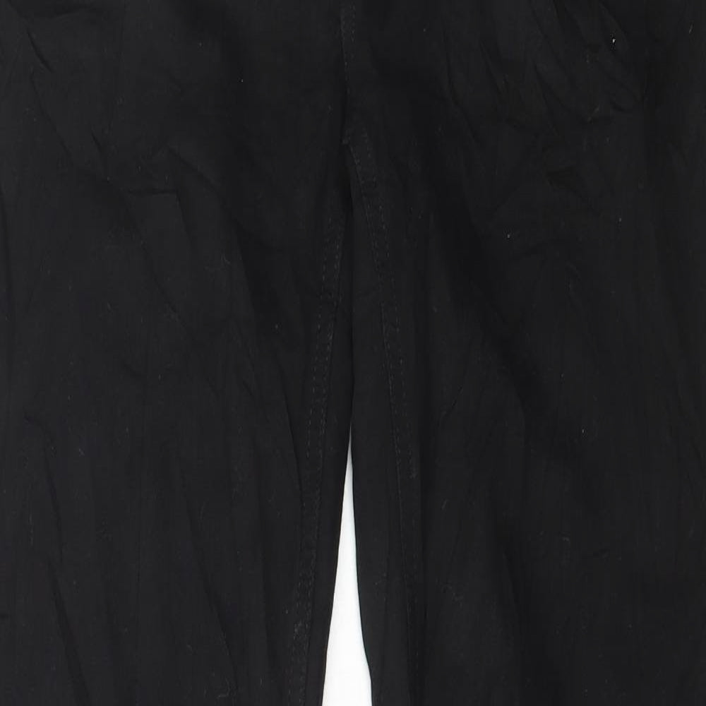 Levi's Mens Black Cotton Straight Jeans Size 34 in L32 in Regular Button