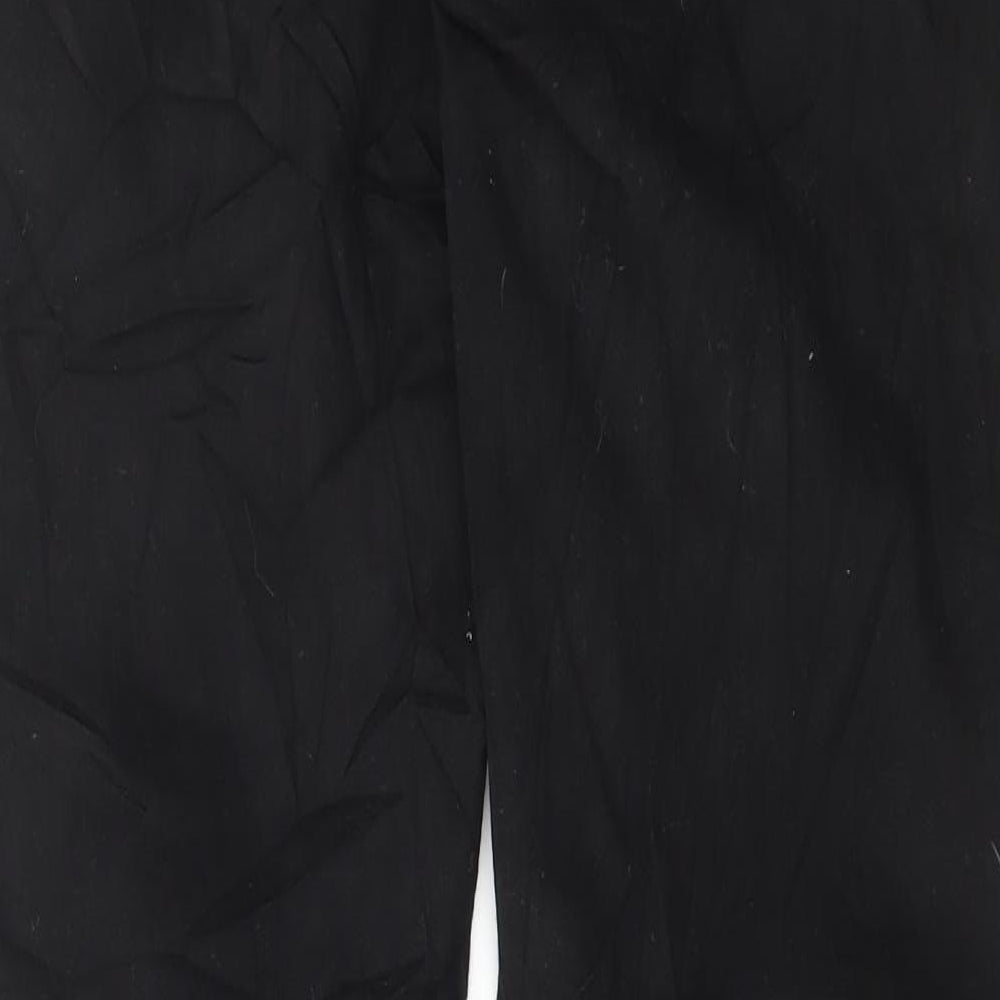 Levi's Mens Black Cotton Straight Jeans Size 34 in L32 in Regular Button