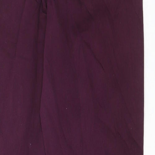Marks and Spencer Womens Purple Cotton Skinny Jeans Size 12 L27 in Regular