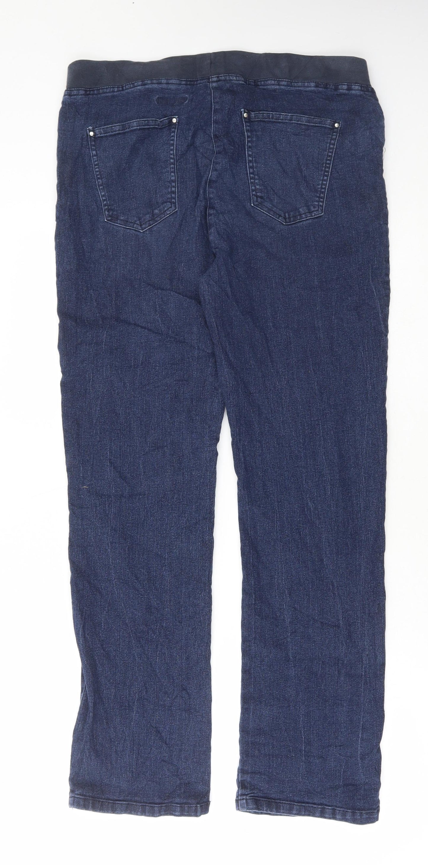 Cotton Traders Womens Blue Cotton Jegging Jeans Size 16 L30 in Regular