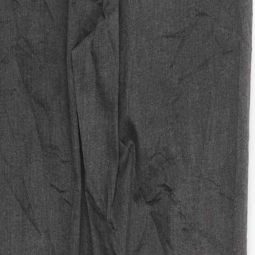 Marks and Spencer Womens Grey Cotton Jegging Trousers Size 14 L38 in Regular