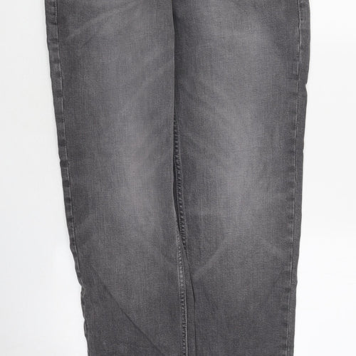 Marks and Spencer Womens Grey Coir Skinny Jeans Size 12 L32 in Regular Zip
