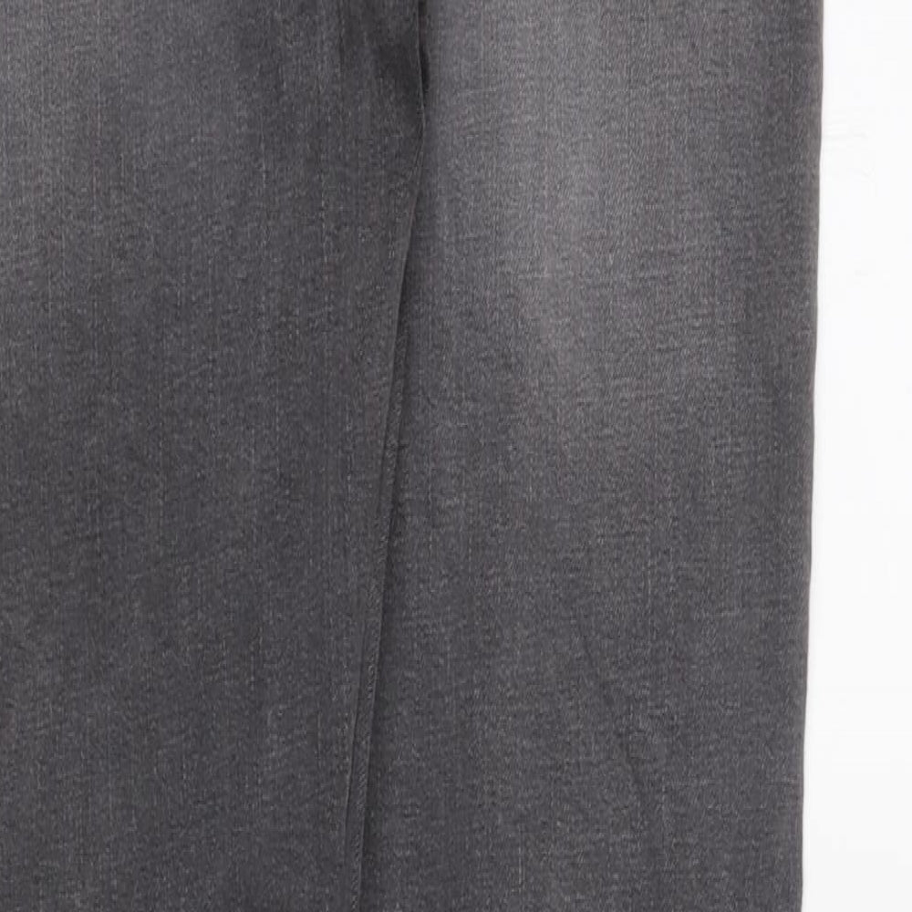 Marks and Spencer Womens Grey Coir Skinny Jeans Size 12 L32 in Regular Zip