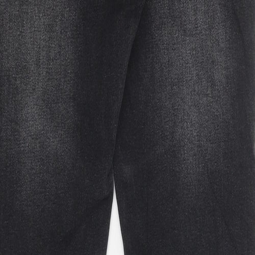 Preworn Womens Black Cotton Skinny Jeans Size 2XS L38 in Regular Zip