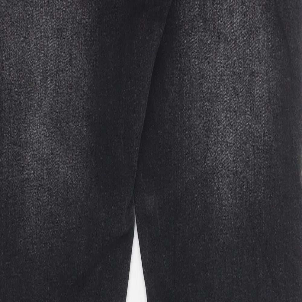 Preworn Womens Black Cotton Skinny Jeans Size 2XS L38 in Regular Zip