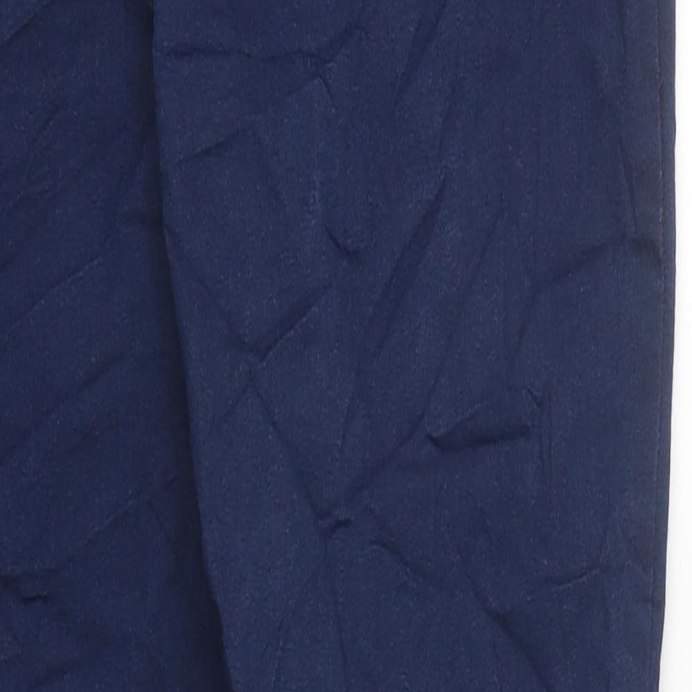 Marks and Spencer Womens Blue Cotton Jegging Trousers Size 12 L34 in Regular