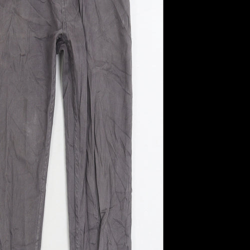 Denim & Co. Mens Grey Cotton Skinny Jeans Size 28 in L30 in Regular Zip