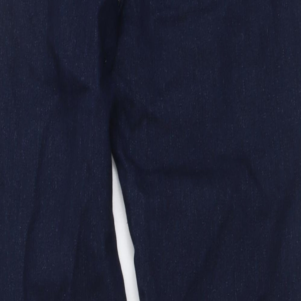 H&M Womens Blue Cotton Skinny Jeans Size 30 in L30 in Regular Button