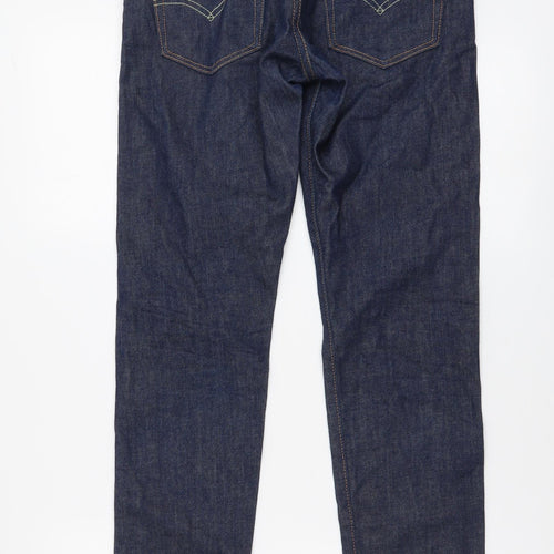 Levi's Womens Blue Cotton Skinny Jeans Size 27 in L30 in Regular Button