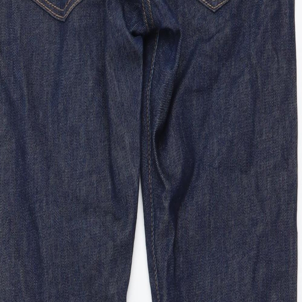 Levi's Womens Blue Cotton Skinny Jeans Size 27 in L30 in Regular Button