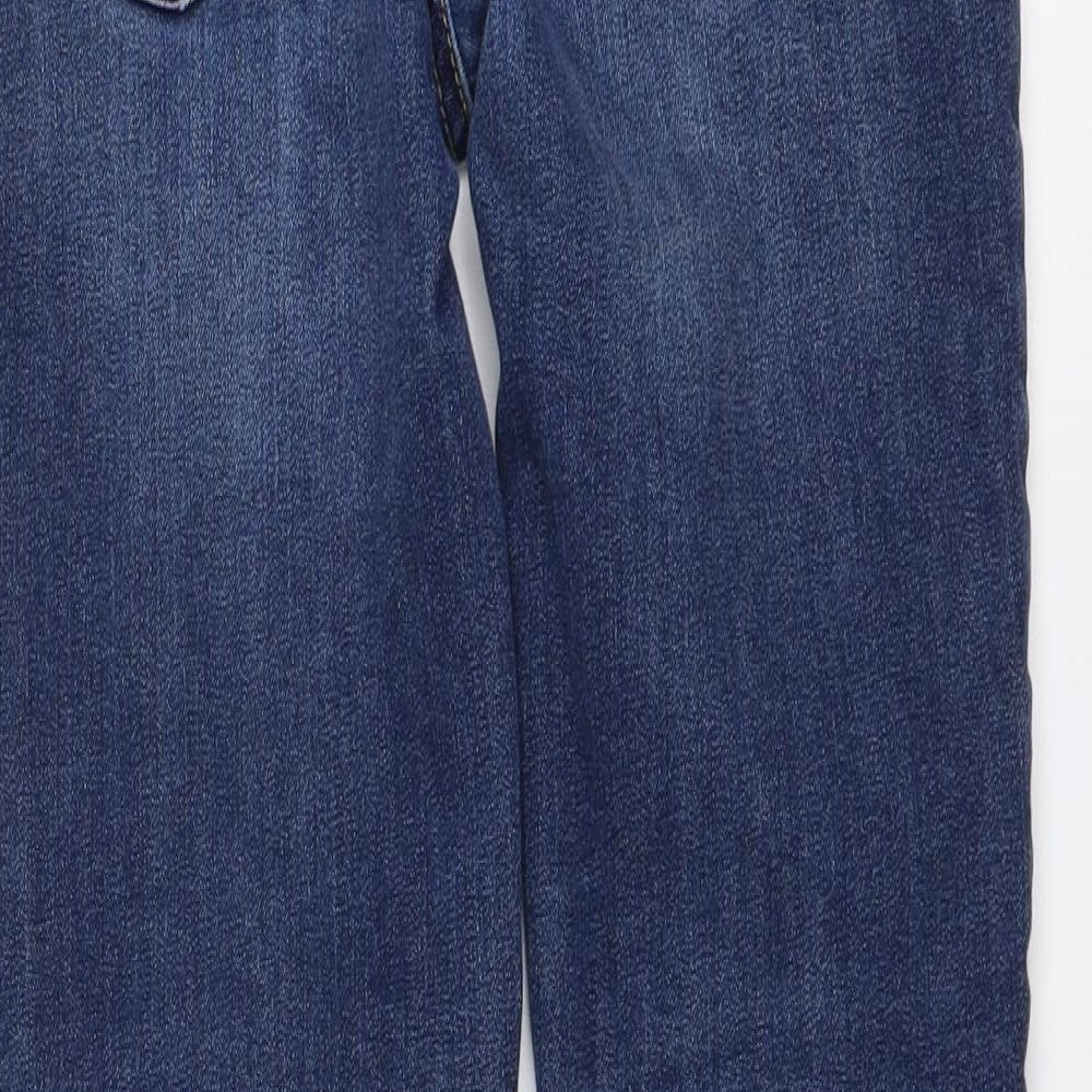Gap Boys Blue Cotton Skinny Jeans Size 10 Years Regular Button