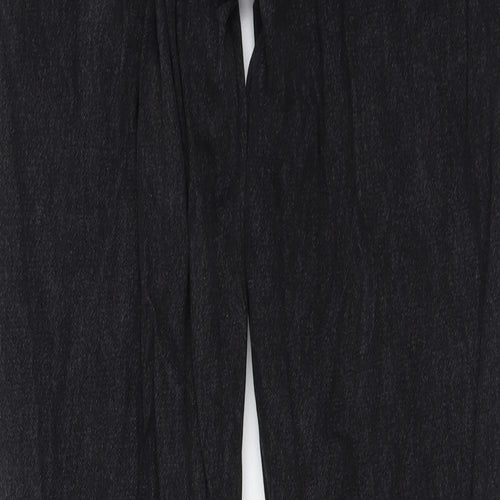 Topshop Womens Black Cotton Mom Jeans Size 26 in L34 in Regular Button