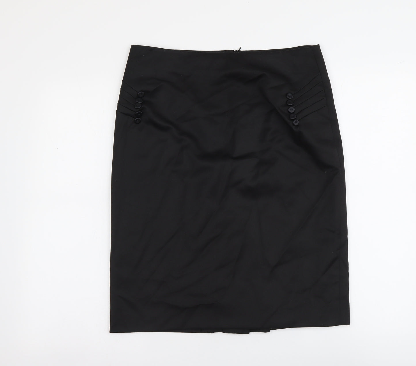 Principles Womens Black Polyester A-Line Set Size 14 Zip