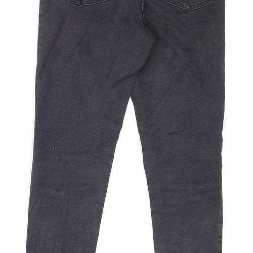 Marks and Spencer Womens Black Cotton Jegging Trousers Size 10 L27 in Regular