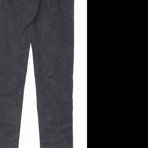 Marks and Spencer Womens Black Cotton Jegging Trousers Size 10 L27 in Regular