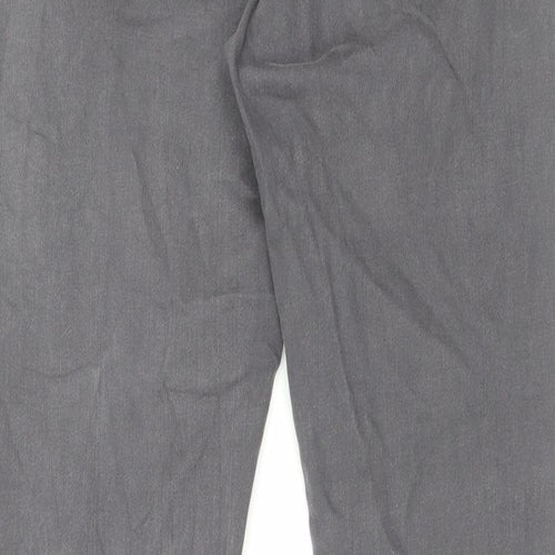 H&M Womens Grey Cotton Skinny Jeans Size 30 in L30 in Regular Button