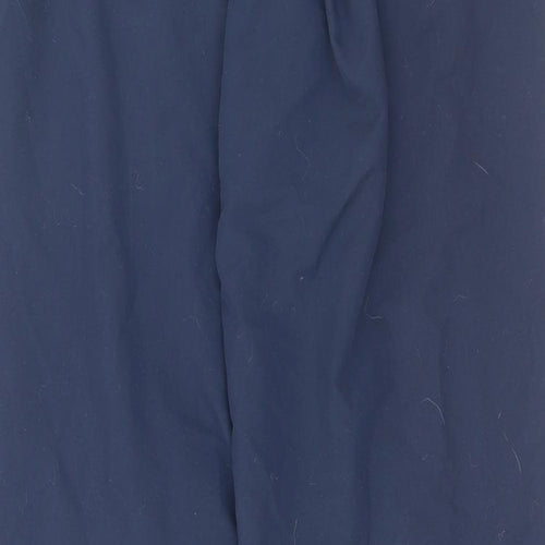 Nike Mens Blue Polyester Jogger Trousers Size L L32 in Regular Drawstring