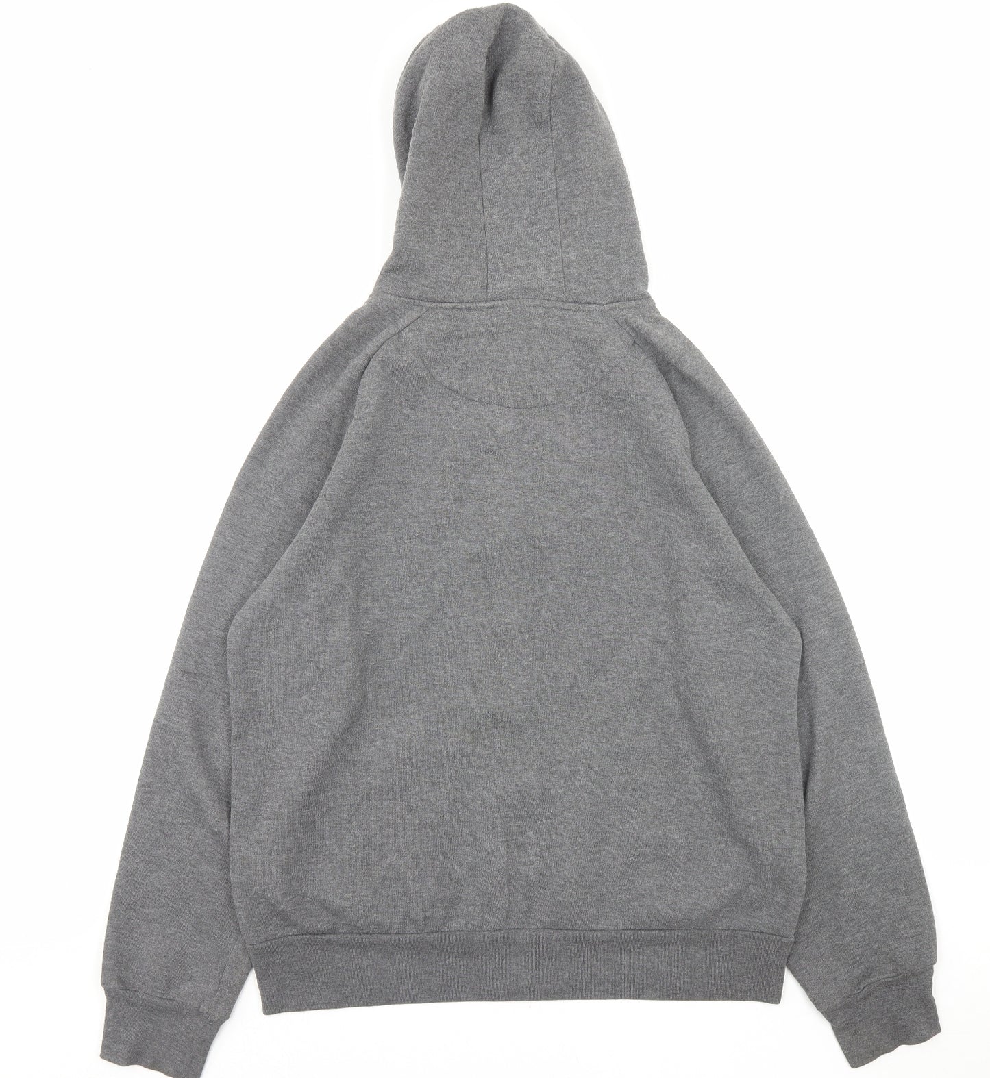 Cedar Wood State Mens Grey Cotton Full Zip Hoodie Size XL