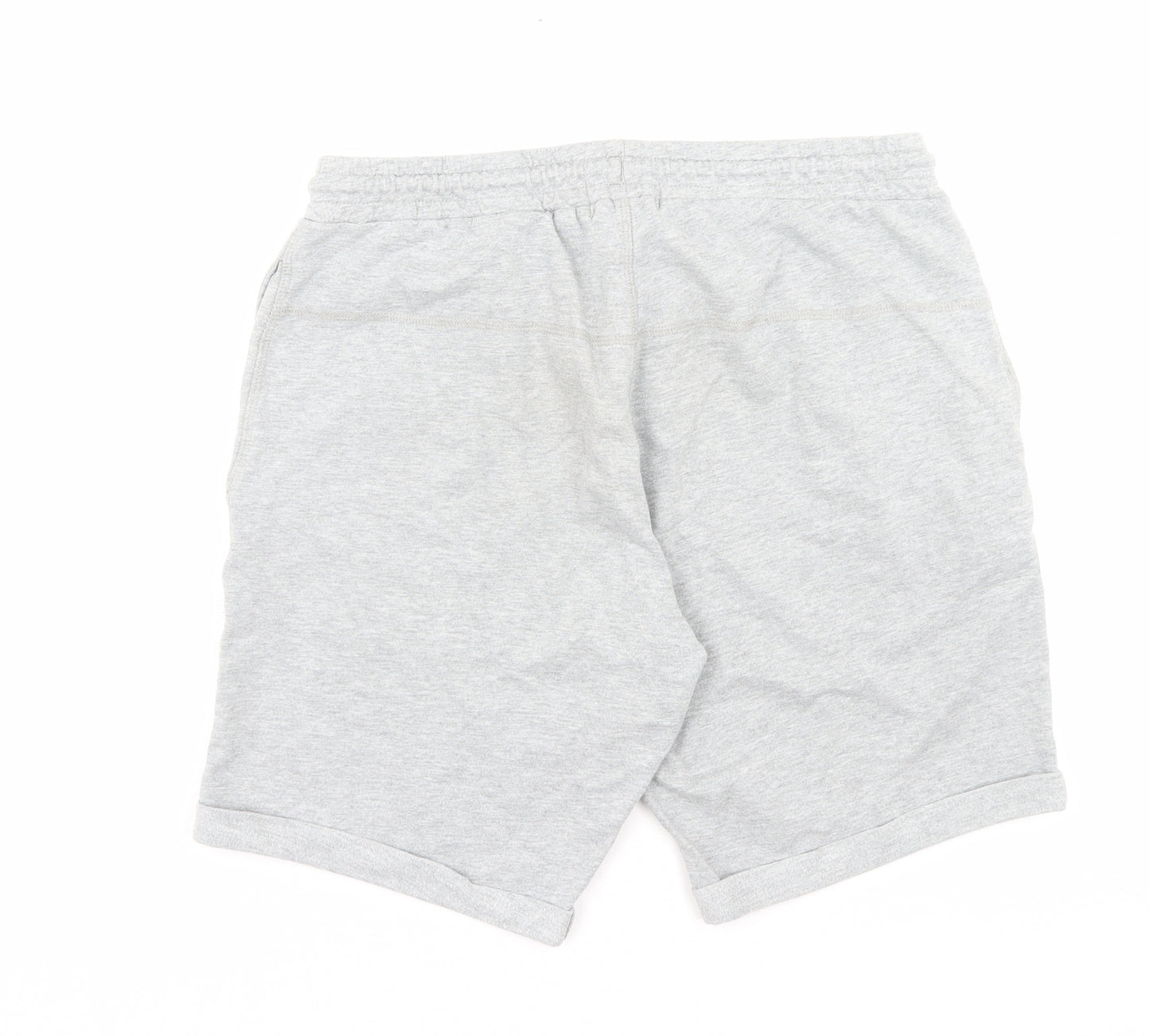 Topman Mens Grey Cotton Sweat Shorts Size S L7 in Regular Drawstring