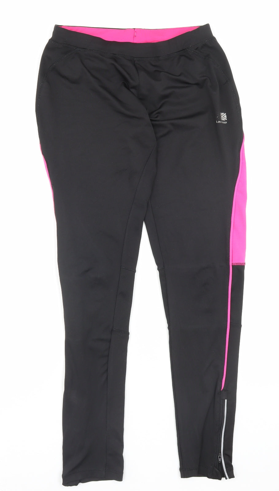 Karrimor Womens Black Polyester Capri Leggings Size 14 L28 in Regular Pullover