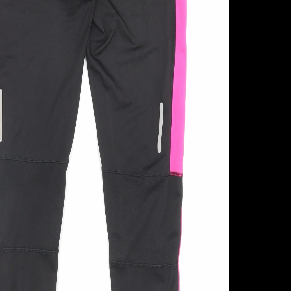 Karrimor Womens Black Polyester Capri Leggings Size 14 L28 in Regular Pullover