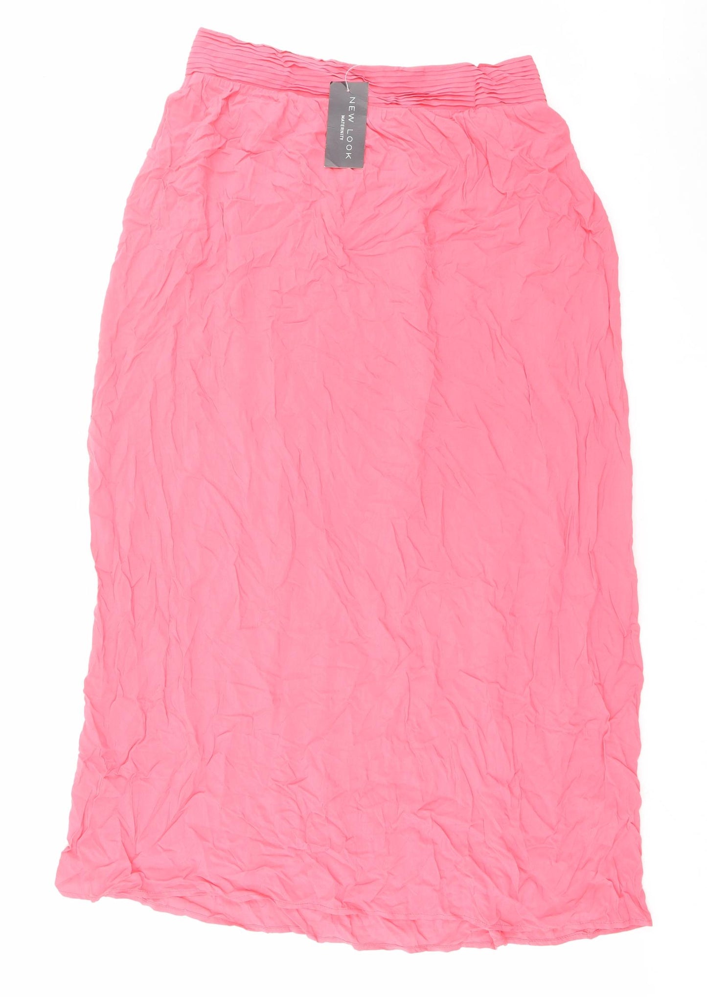 New Look Womens Pink Viscose A-Line Skirt Size 12