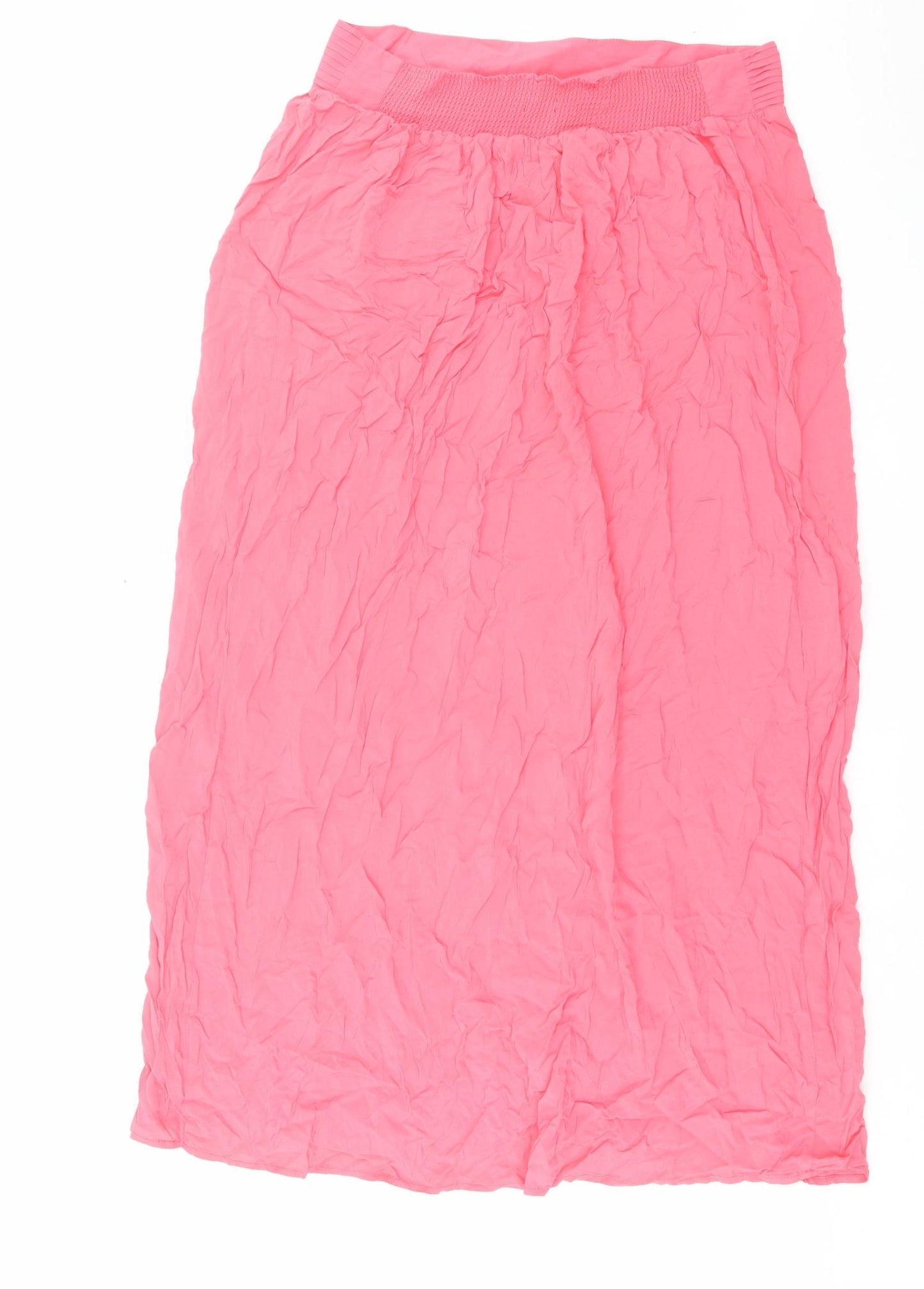 New Look Womens Pink Viscose A-Line Skirt Size 12