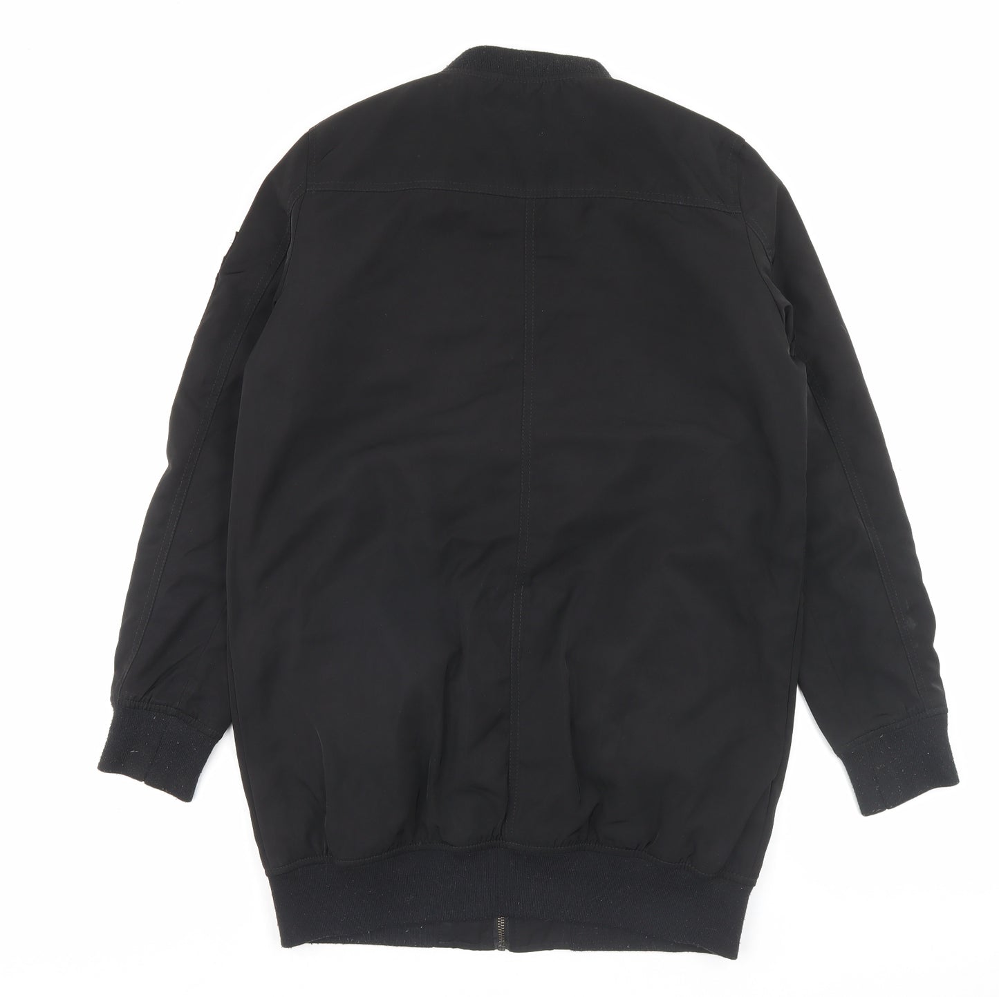 Atmosphere Womens Black Bomber Jacket Jacket Size 12 Zip