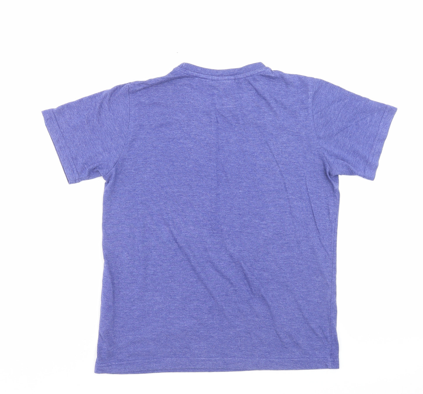 eVERTON Boys Purple Cotton Basic T-Shirt Size 12-13 Years Crew Neck Pullover - Everton FC