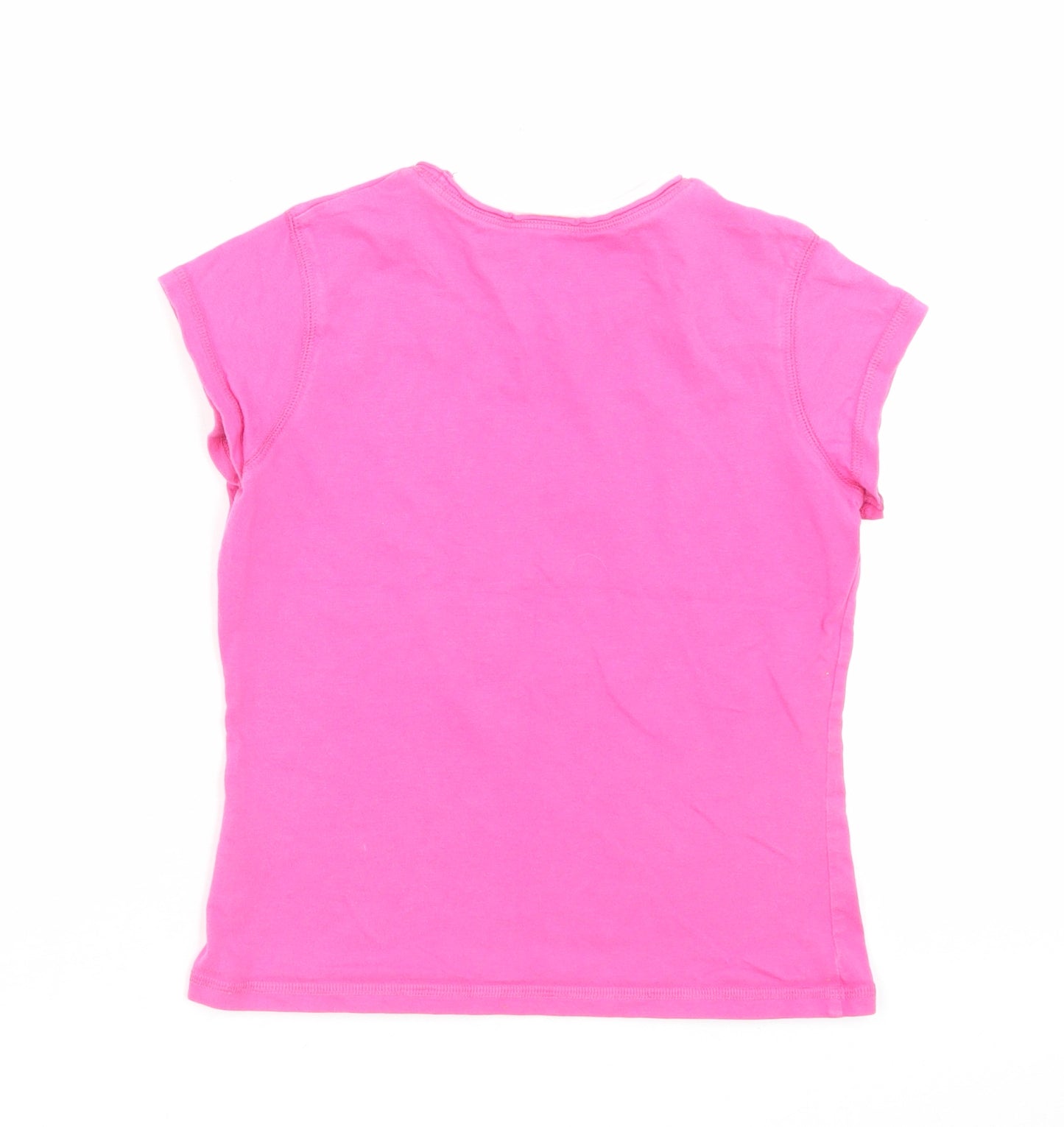 NEXT Womens Pink Cotton Basic T-Shirt Size 10 Crew Neck Pullover - Do You Think This Suits Me?