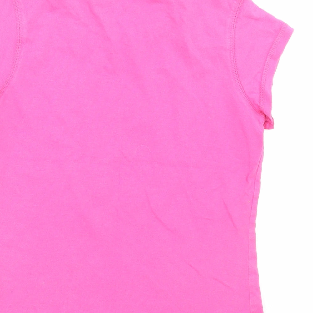 NEXT Womens Pink Cotton Basic T-Shirt Size 10 Crew Neck Pullover - Do You Think This Suits Me?