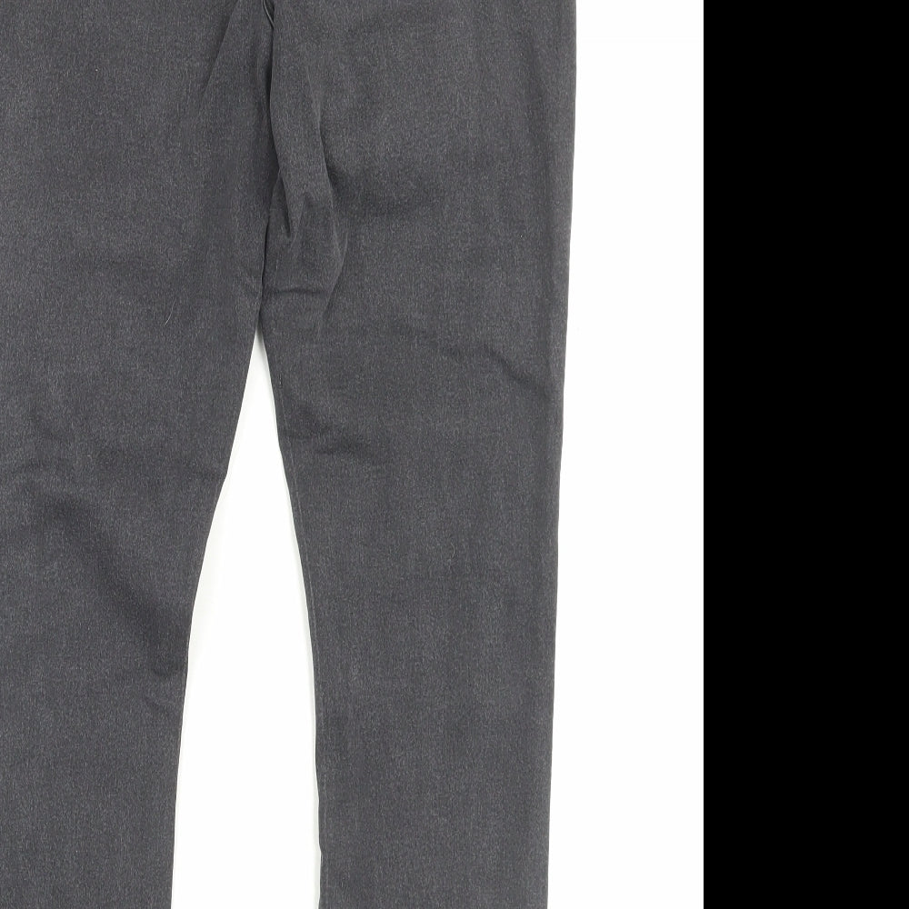 Papaya Womens Black Cotton Skinny Jeans Size 16 L28 in Regular Button